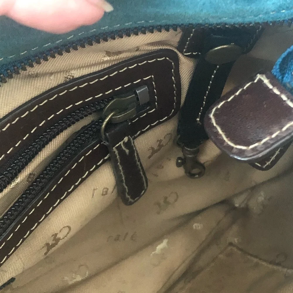 Rafe turquoise cowhide